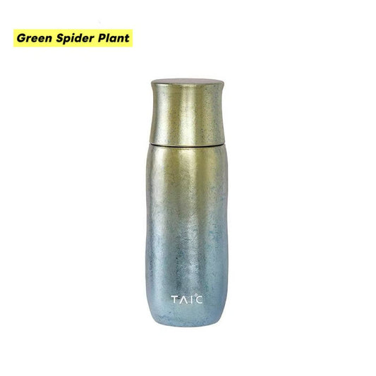 Pure titanium insulated cup, goddess-style slow-cooking tea cup, flower tea and fruit tea, lightweight and high-end, separate liquid compartment cup.