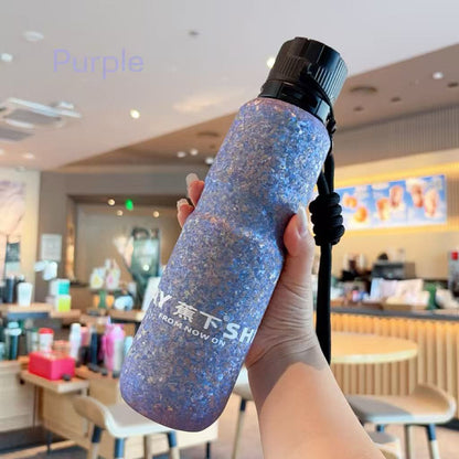 Sport pure titanium insulated cup men and women high-appearance portable quick boiling water kettle tea water separation car titanium cup