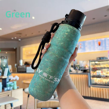 Sport pure titanium insulated cup men and women high-appearance portable quick boiling water kettle tea water separation car titanium cup