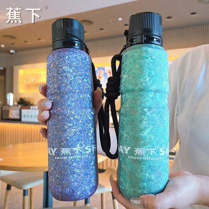 Sport pure titanium insulated cup men and women high-appearance portable quick boiling water kettle tea water separation car titanium cup