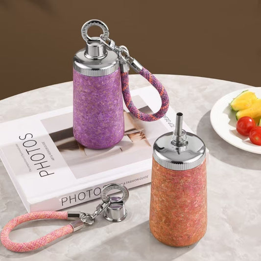 Premium Light-Luxury Pure Titanium Thermos - Antimicrobial Titanium Cup, Gift Box Set for Specialty Coffee & Tea Ware